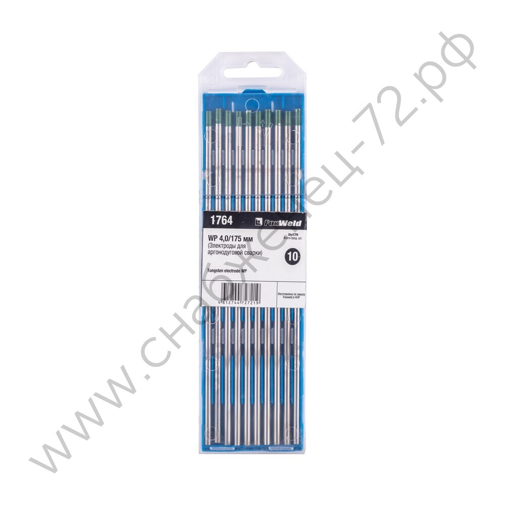 Вольфрамовый электрод WP 4,0мм / 175мм (1шт.) FoxWeld