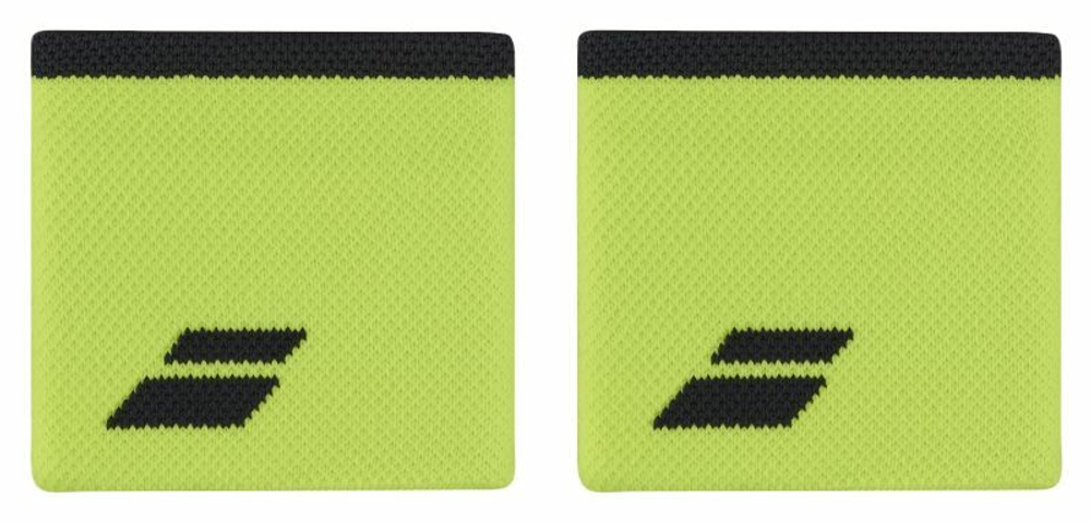 Напульсник теннисный Babolat Logo Wristband - зеленый
