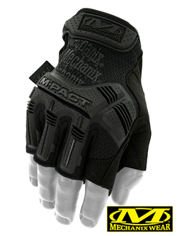 Перчатки беспалые Mechanix M-Pact Fingerless (оригинальные). Чёрный