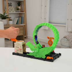 Hot Wheels City - Crocodile Loop Набор с треком и машинкой HKX39 / артикул   HDR29 HKX39  / GTIN 194735109630