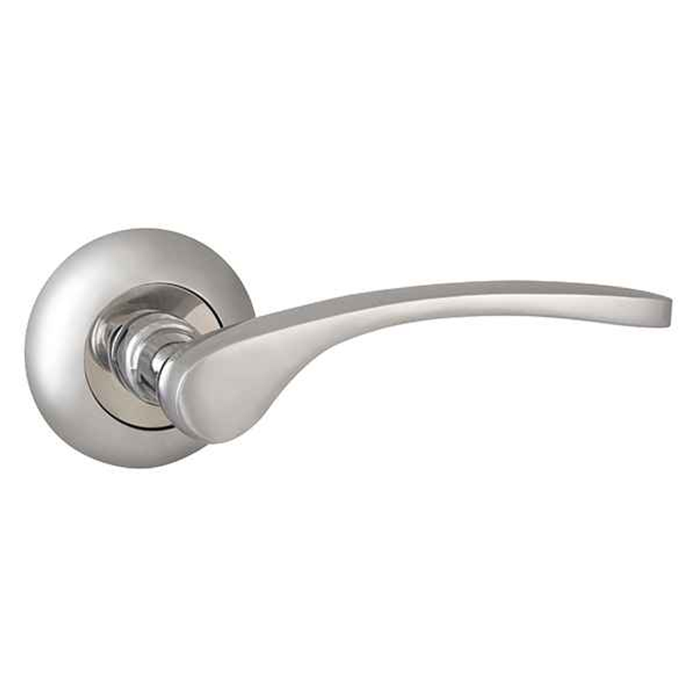 Ручки дверные CORSA AJ SN/CP-3 матовый никель/хром