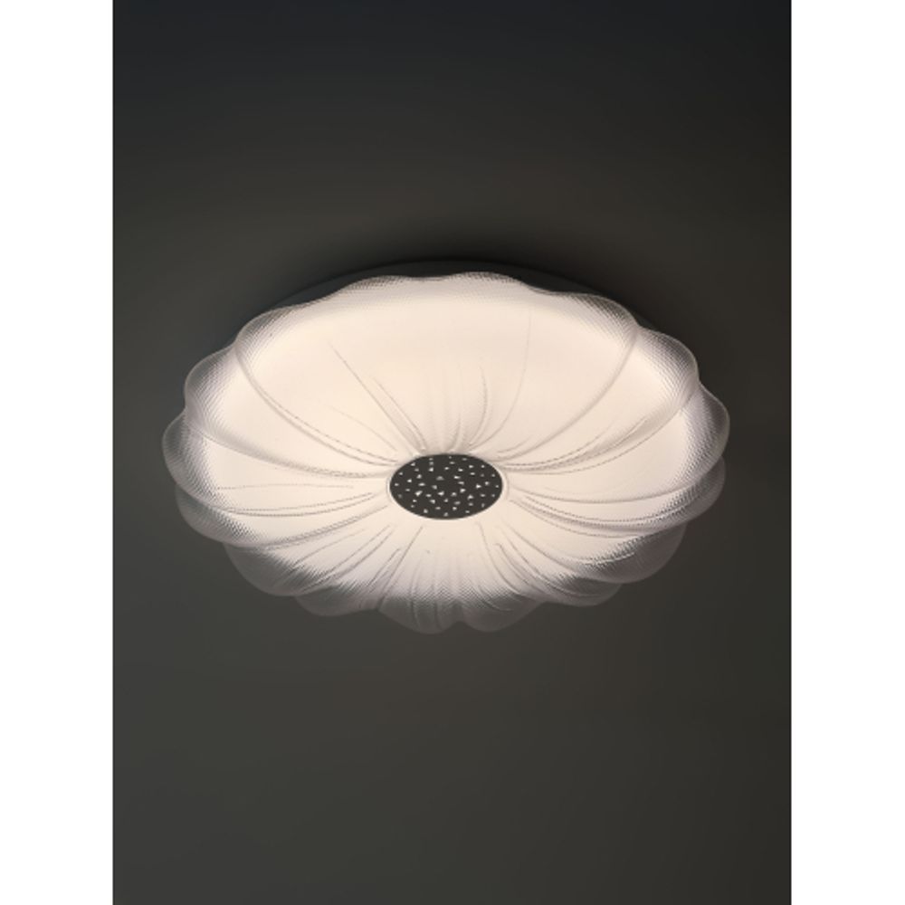 Светильник потолочный светодиодный ЭРА Классик без ДУ SPB-6 Muze 48W-5K WH+CH 5000К белый/шампань | Светильники SPB-6 без ДУ