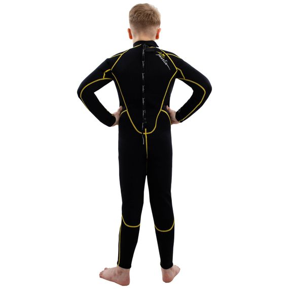 Гидрокостюм детский Marlin Malibu Junior 2,5 мм черно-желтый