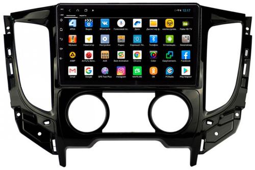 Магнитола для Mitsubishi L200 2015-2024 (кондиционер), FIAT Fullback - Parafar PF168XHD на Android 13, CarPlay, 4G SIM-слот