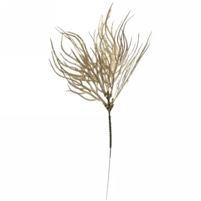 Ветка декоративная «Лесная принцесса» 23 см, Золото