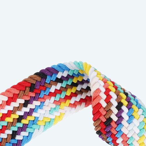 Эластичный ремешок радужного цвета (Rainbow) от Dux Ducis для смарт часов Apple Watch размером 38, 40, 41 и 42MM, серия Strap (Mixture Pro Series)