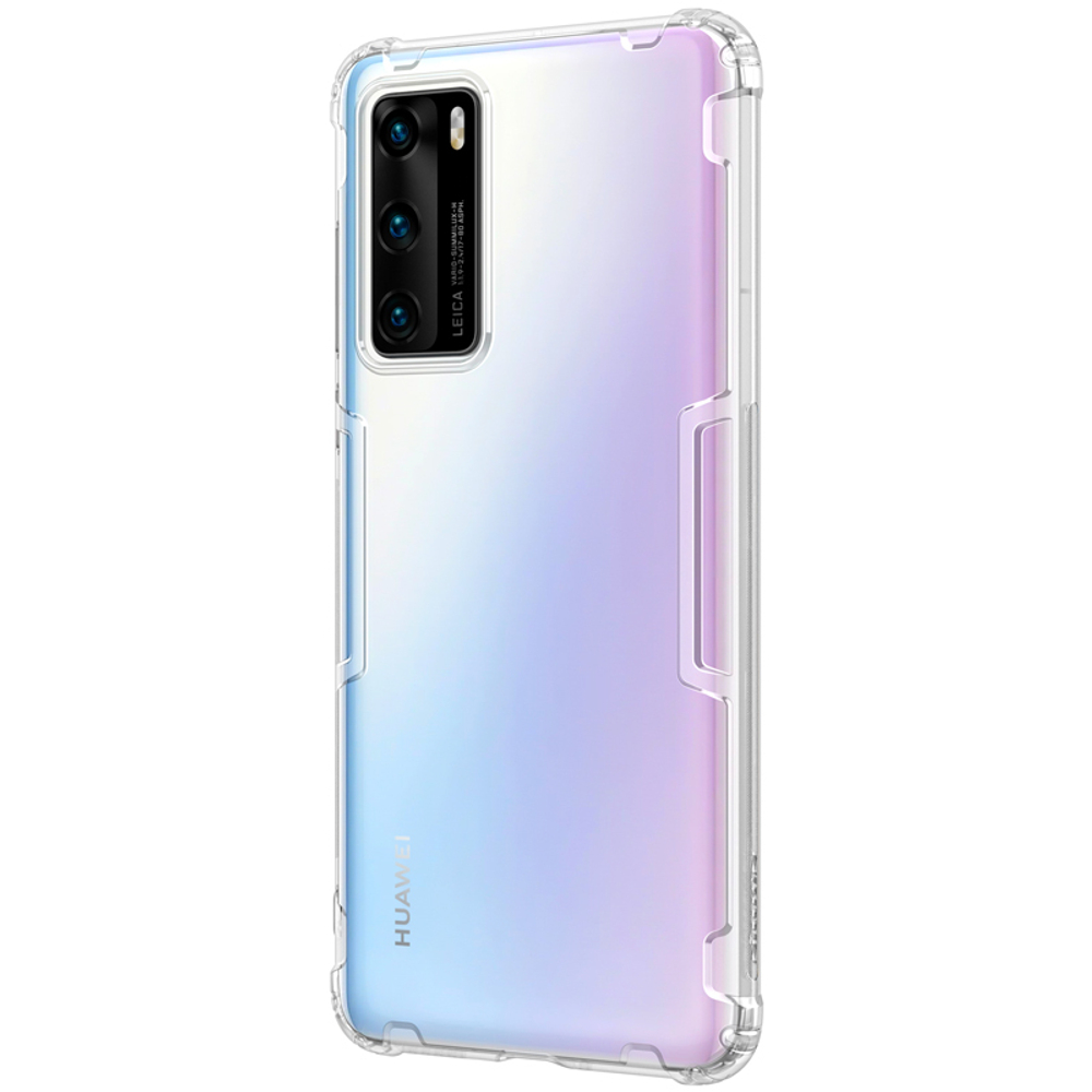 Прозрачный чехол от Nillkin для Huawei P40,  серия Nature TPU