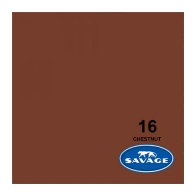 Фон бумажный Savage 2,18x11m Chestnut (каштановый) (16-86)