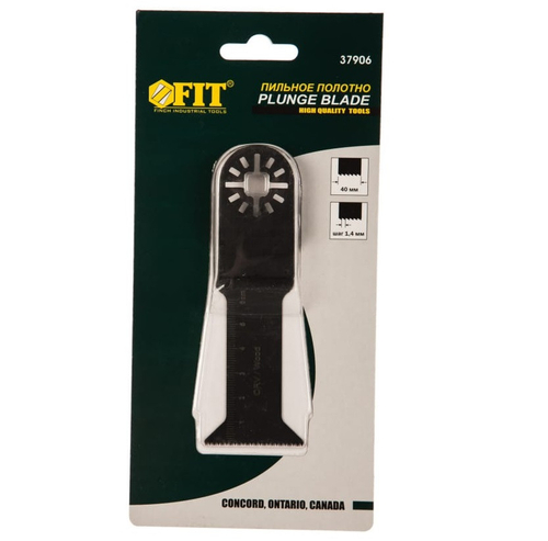 Полотно пильное для МФИ 40х0,6мм ступенчатое фрезерованное удлиненное CrV сталь