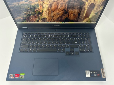 Ноутбук игровой Lenovo Legion 5 17ACH6H (82JY00FCRU) 17.3"/AMD Ryzen 7 5800H/RAM 16GB/SSD 1024GB/nVidia GeForce RTX 3060 6GB/IPS/1920*1080/Windows 11/Подсветка кл-ры: LED/черный. Состояние: B1