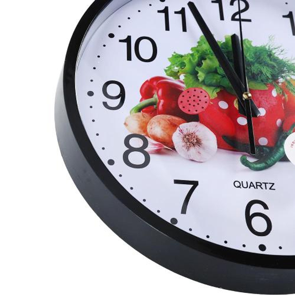 Часы настенные "Овощи" d30см, BZ-9516S