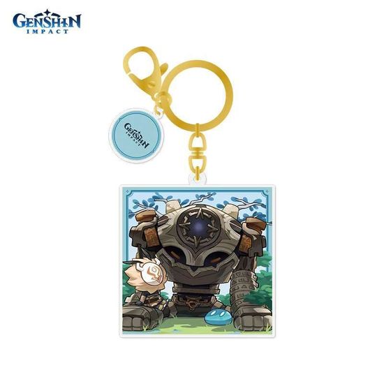 Брелок акриловый 2023 Fontaine Art Exhibit Chibi Expression Ruin Guard 6976068149637