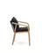 Стул Malaret, массив эвкалипта, черный