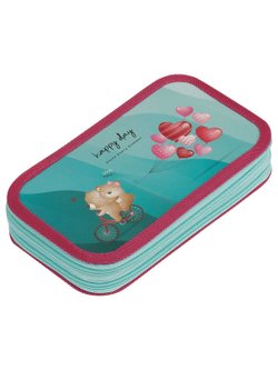 Пенал 2 отделения, 190*105 ArtSpace "Happy Day", ламинированный картон