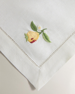 Zara Home столовая салфетка из смесовой ткани, вышивка, 45 45 см (комплект 2 шт.)