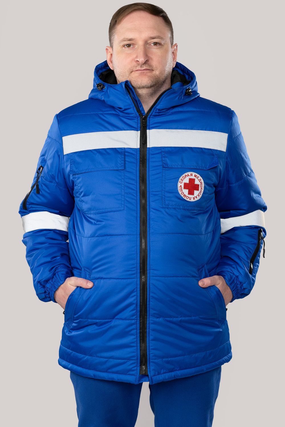 Куртка утепленная мужская Скорая Помощь MedicLine (Dewspo)