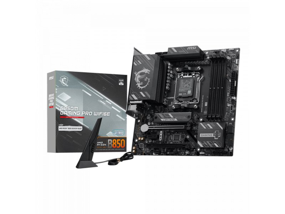 Материнская плата MSI B850M Gaming Pro Wifi6e, Socket AM5, AMD B850, mATX, RTL