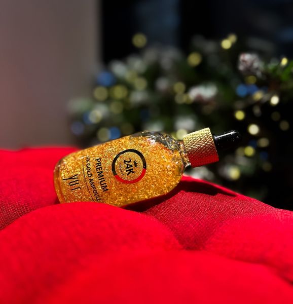 Сыворотка для лица 24K Premium Gold Ampoule: роскошь и эффективность в одном флаконе