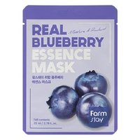 Тканевая маска для лица с экстрактом Черники FarmStay Real Blueberry Essence Mask 5шт