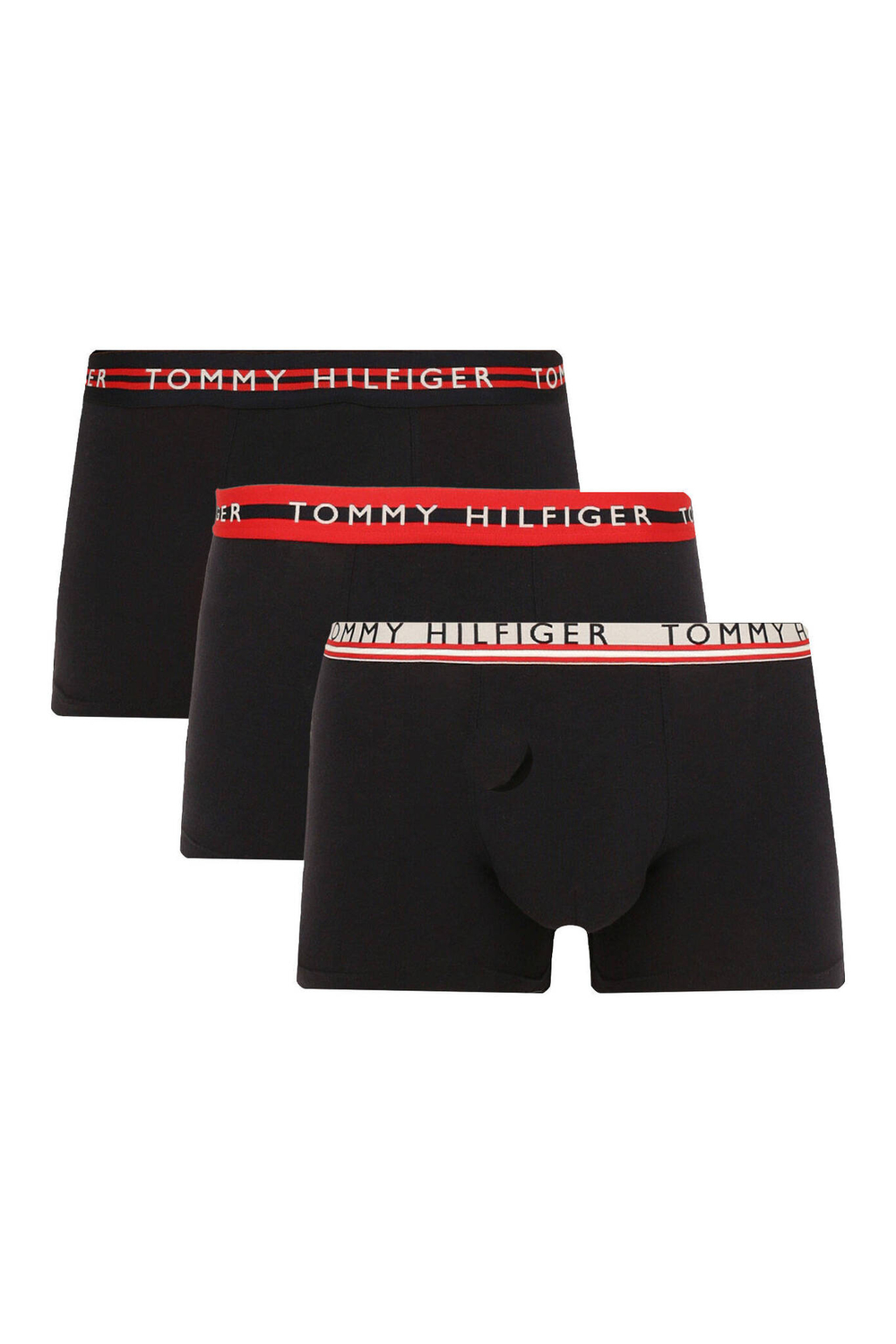 Трусики-боксеры 3шт. Tommy Hilfiger - черный(UM0UM03034)