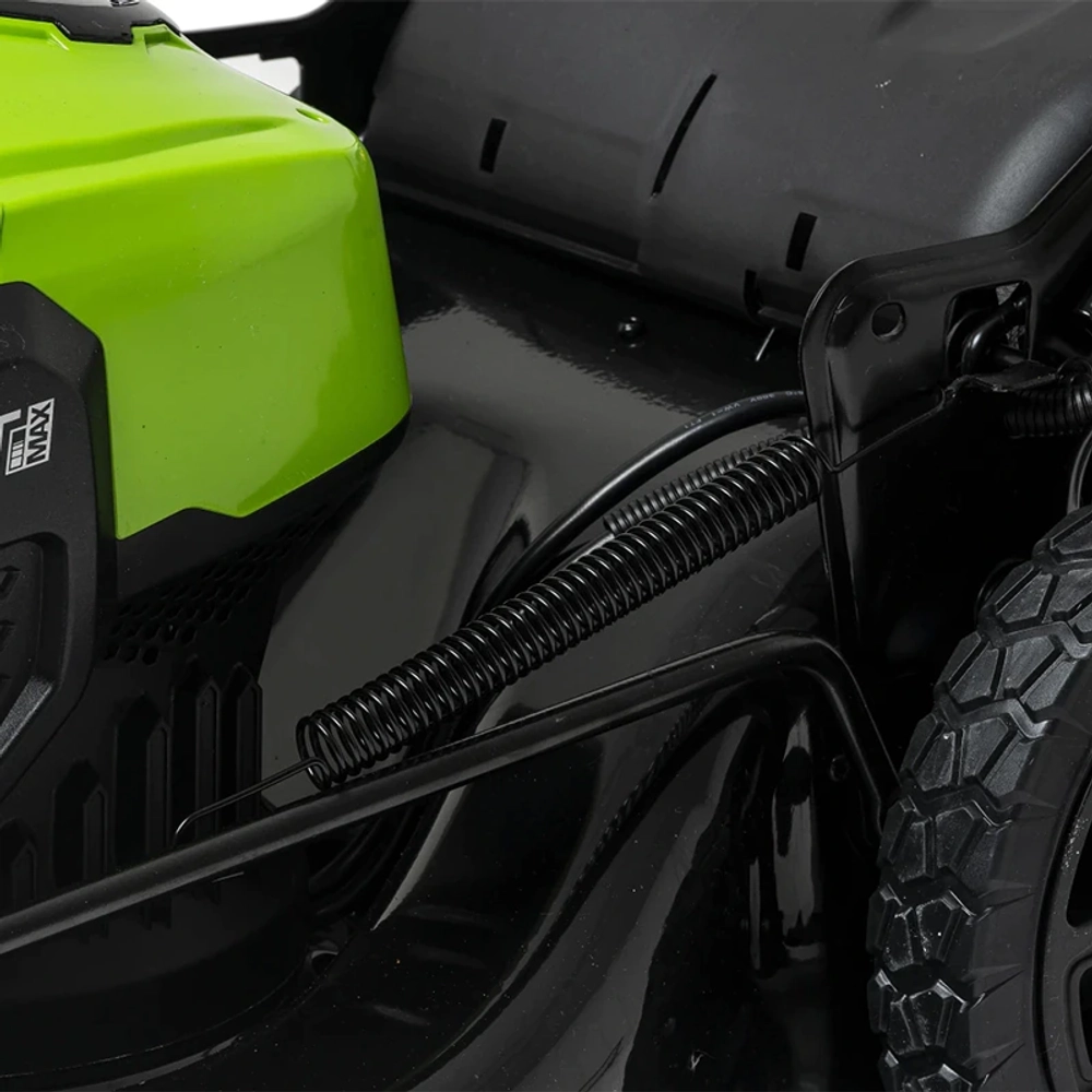 Газонокосилка аккумуляторная Greenworks GD40LM46SP 40В (1 x 8 Ач, ЗУ) нож 46 см, 2506807UH