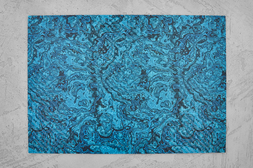 Kydex Jasper blue 2,03мм, лист 300x200мм