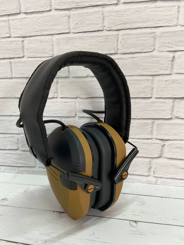 Тактические наушники с шумопоглощением/ Песок