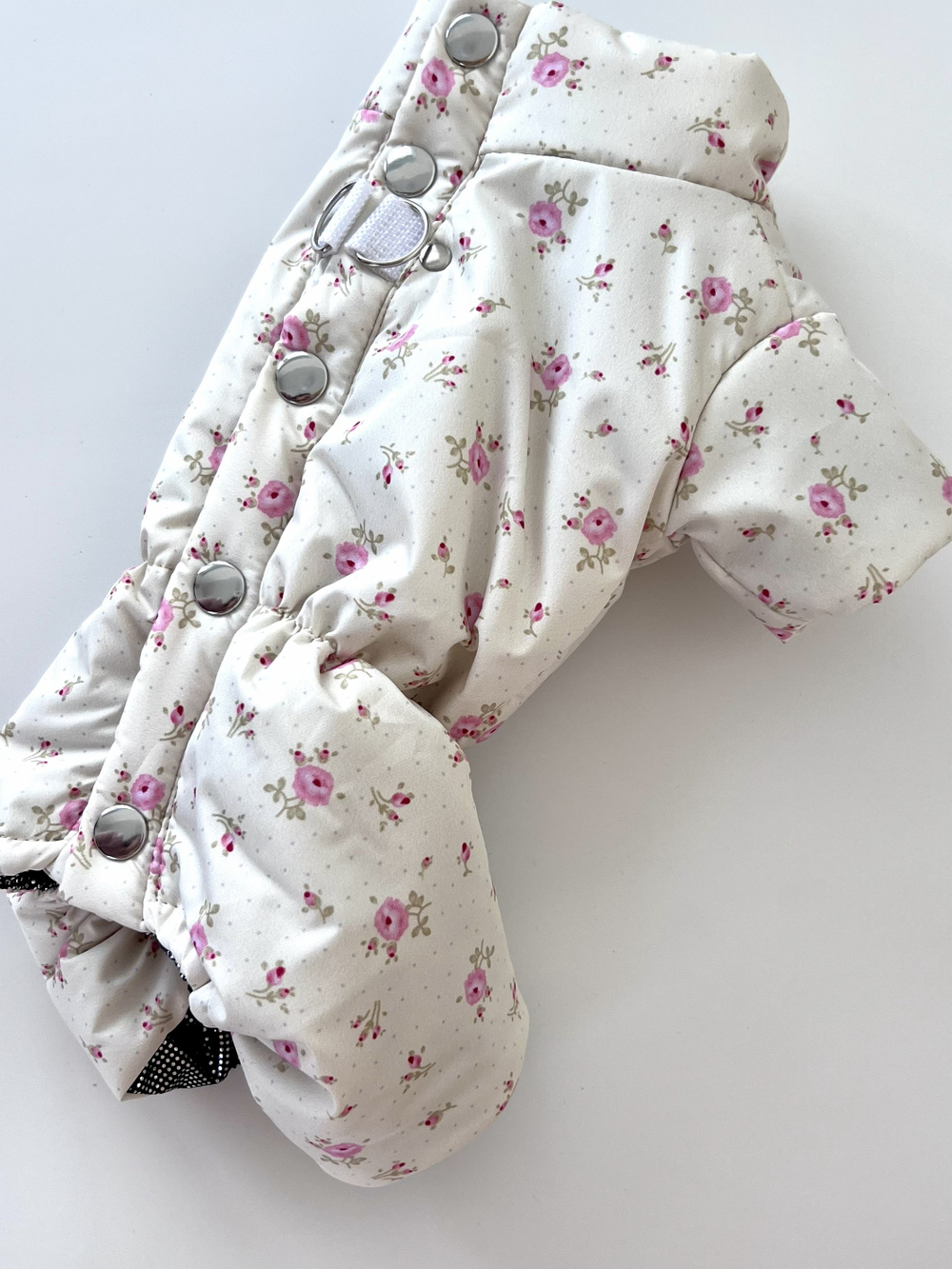 Демисезонный комбинезон с кнопками на спине (девочка)