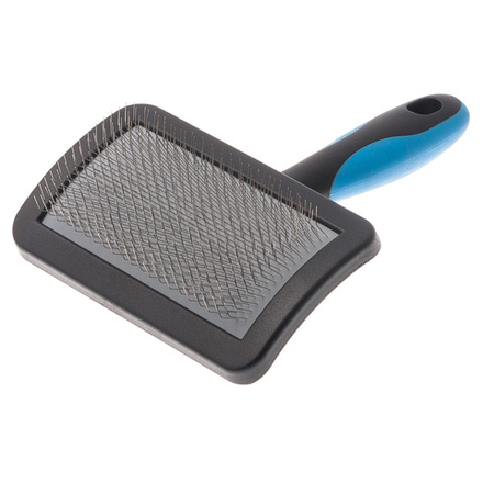 Пуходерка DeLIGHT пластик мягкий корд средняя