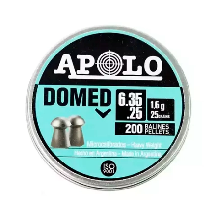 Пули APOLO Domed 6,35 мм 1.6 г (200 шт)