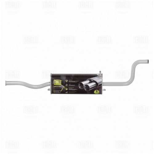 Глушитель основной для ВАЗ 2115 алюминизированная сталь Trialli