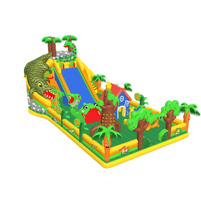 Надувной батут "Домик в Африке"