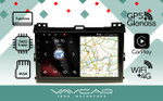 Магнитола для Toyota Land Cruiser Prado 120, Lexus GX470 (экран климата внизу) - Vaycar VA77-0456 на Android 13, 8-ядер, 4G SIM-слот