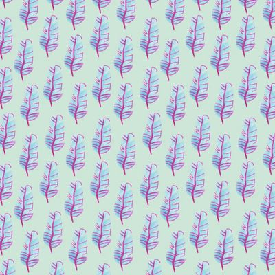 Бесшовный принт тропический