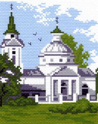 "Церковь"-0481 канва с рисунком