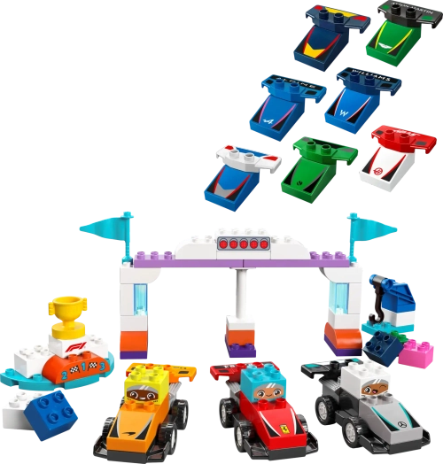 Конструктор LEGO Duplo 10445 Гоночные машины и пилоты команды F1