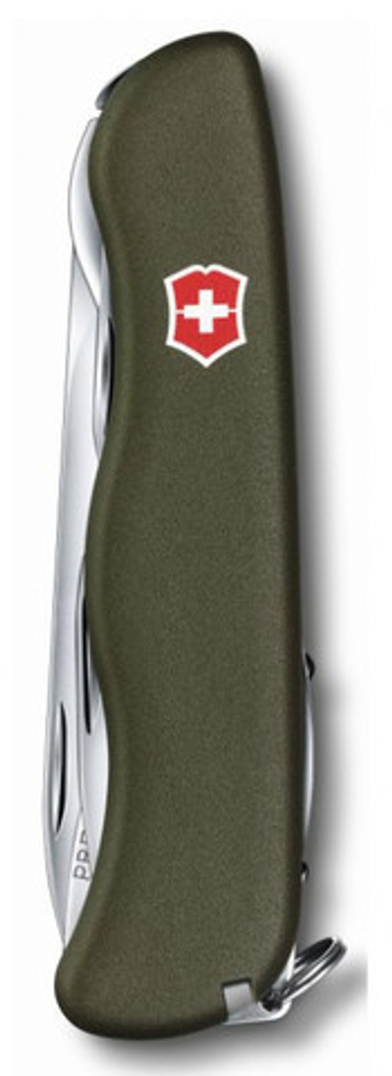 Нож Victorinox Forester, 111 мм, 12 функций, зеленый