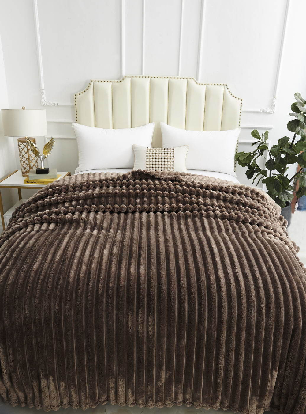 Плед 210x230 Sofi De MarkO Орнелла кофе