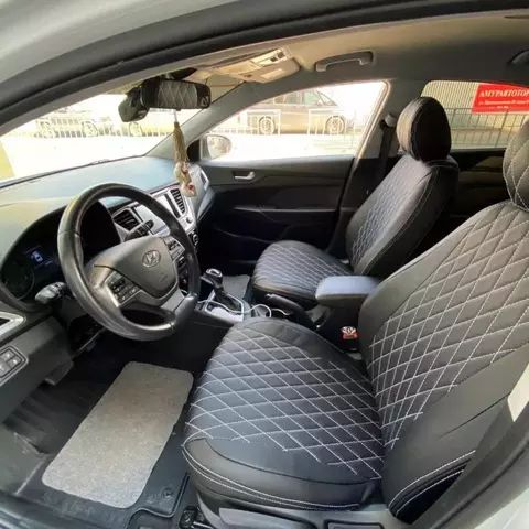 Авточехлы правый руль на 3 ряда (на заказ)