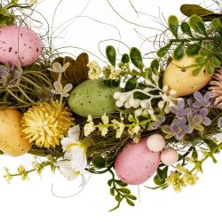 GAEM Изделие декоративное "Венок пасхальный", L32 W9 H32 см