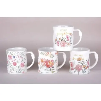 Кружка 450мл Акварель микс 4 диз