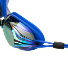 Очки для плав.TORRES Pro, SW-32518MR, зерк.линзы.,синяя оправа,дв.рег.ремешок