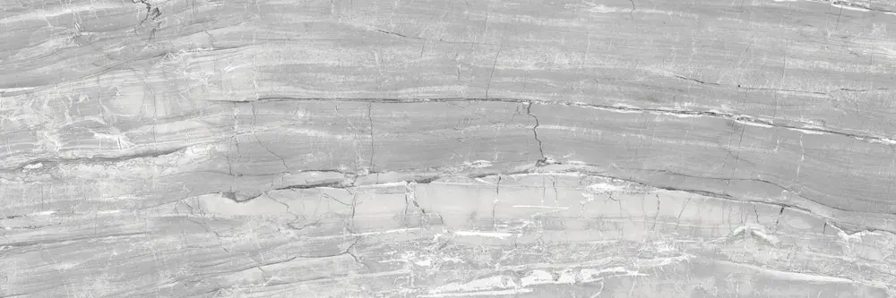 Настенная плитка ALMA Ceramica TWU93SGP77R Singapore 90x30 серая глянцевая под камень