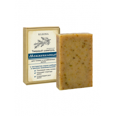 Kleona твердый шампунь-кондиционер Можжевеловый, 85 г