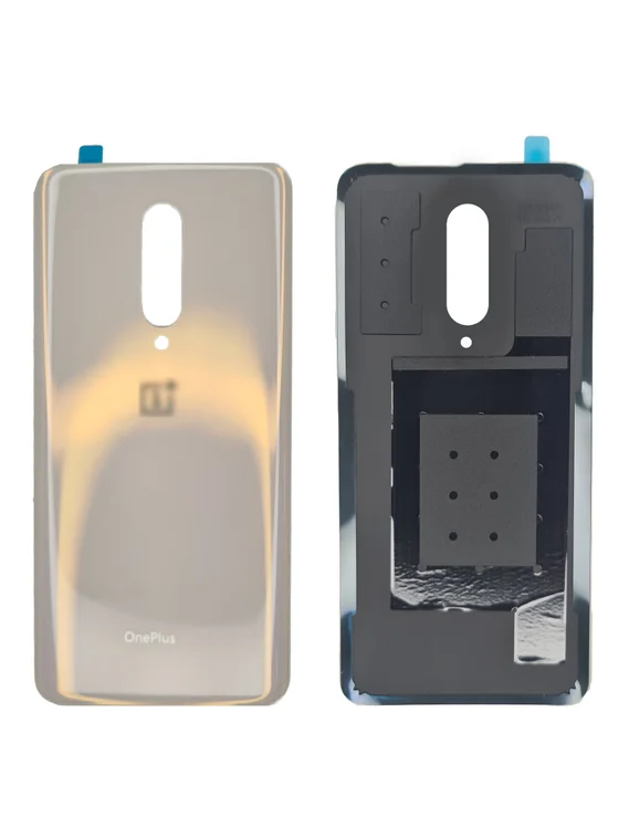Задняя крышка для OnePlus 7 Pro перламутровая (Almond) без стекла камеры