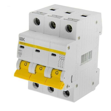 Выключатель автоматический 3х-полюсный ВА 47-29, 16А