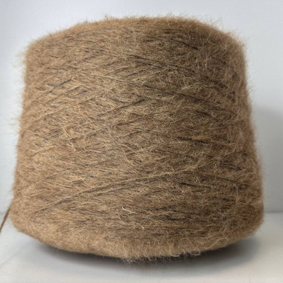 ELIO - Industria Italiana Filati; 20% меринос, 13% альпака, 67% п/а; 370м/100гр; шнурок; col. 13540, цвет: коричневый меланж; S504