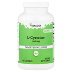 Vitacost, L-цистеин, 500 мг, 180 капсул