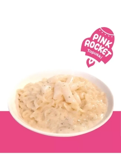 Рапокки Pink Rocket токпокки с лапшой со вкусом Карбонара 155 г