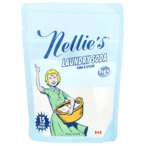 Nellie's, сода для стирки, 15 загрузок, 250 г (0,55 фунта)